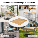 OIEKUN Dog Crate Topper -Dog Crate 24 inch Compatible with 24inx18in Dog Crate,Table Topper Collapsible Dog Kennel Topper for Decorative Dog Crate OIEKUN