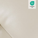 MCombo Zero Wall Recliner Chair, Power Wall Hugger Recliner with USB & Type-C Dual Charge Ports, for Small Space, Living Room, RV PR644 (Beige) MCombo