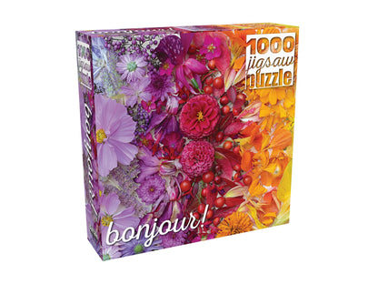 Buffalo Games - Meghan Crandall - Gradient Flora - 1000 Piece Jigsaw Puzzle for Adults -Challenging Puzzle Perfect for Game Nights - Finished Size is 26.75 x 19.75