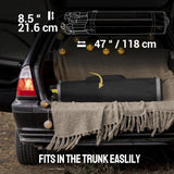 CROWN SHADES 10x10 Pop Up Canopy with 1 Side Wall - Beach Tent with One Push Setup - Outdoor Sun Shade for Events, Parties, Camping - Gazebo with STO-N-Go Cover Bag (White) CROWN SHADES