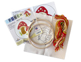 Design Works Crafts Inc. Mushroom Punch Needle Kit, Multi Design Works Crafts Inc.
