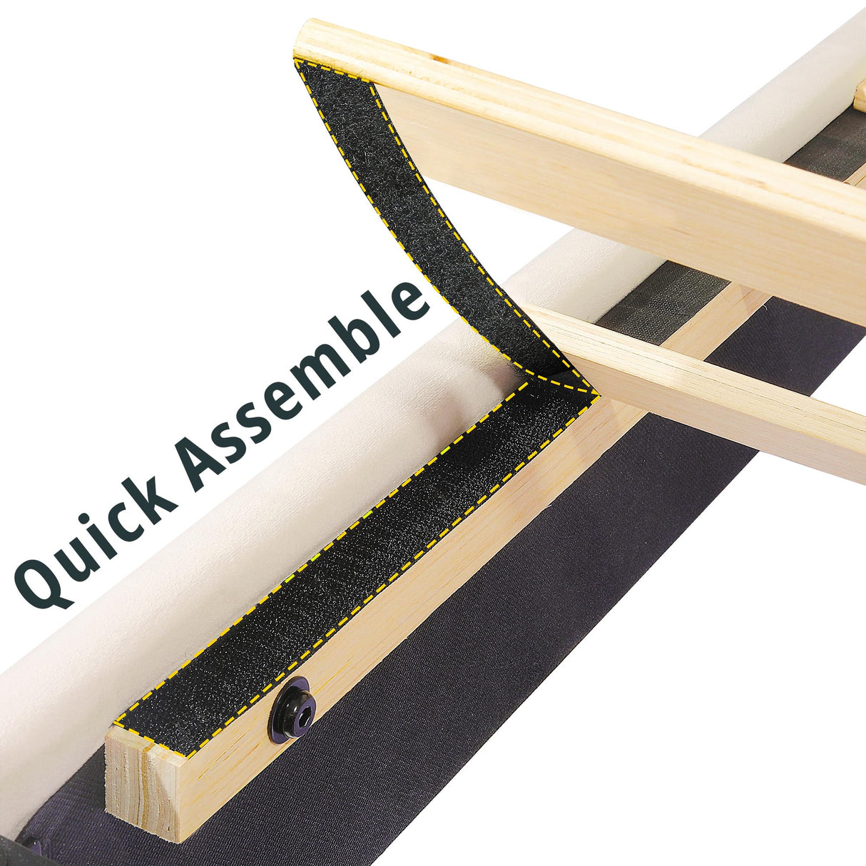 LIKIMIO Full Bed Frame with Headboard, Velvet Upholstered Platform Bed with LED Light, Solid Wood Slats Support, No Box Spring Needed, Cream LIKIMIO