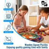 Aeekdook Wooden Puzzles for Adults - Stained Glass Tree of Life Wooden Jigsaw Puzzle for Adults – Unique 200-Piece Art Puzzle, Premium Brain Teaser & Decorative Gift (11.4"x11.4") Aeekdook