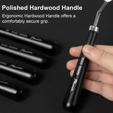 PHOENIX High Flexible Palette Knife Set, 8 Pieces Stainless Steel Painting Knives (31,41,42,43,44,46,51,52) Art Knife with Wood Handle, Paint Spatula for Oil Acrylic Paint PHOENIX