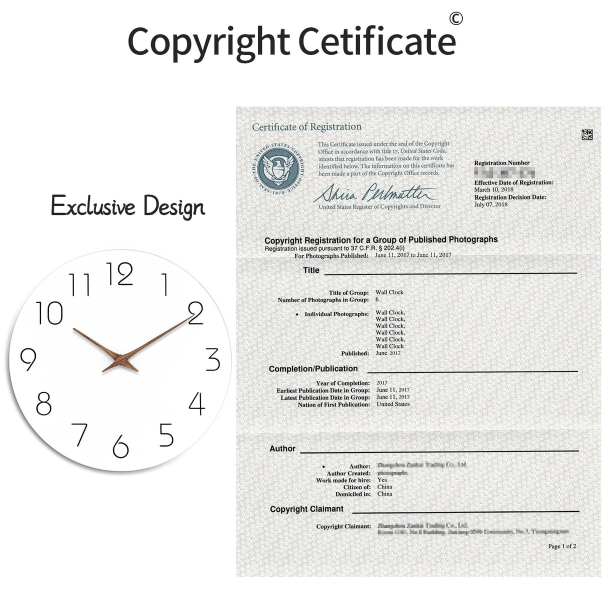 Mosewa Wall Clock 10 Inch Silent Non Ticking Wood Wall Clocks Battery Operated - Wooden White Modern Office Simple Minimalist Clock Decorative for Kitchen,Home,Bathroom,Living Room(10" White) Mosewa