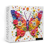 Blossom Wings Jigsaw Puzzle 1000 Piece for Adult, Colorful Flower Butterfly Jigsaw Puzzles Impossible Art, Pretty Aesthetic Challenging Puzzles Larkipuzz