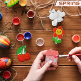 Seenelling 24 Sets Ceramics to Paint Kids Arts and Crafts Painting Kit Unpainted Plaster Statues Paint Your Own Ceramics DIY Paintable Plaster Figurines for Boys Girls Party Decor (Classic) Seenelling