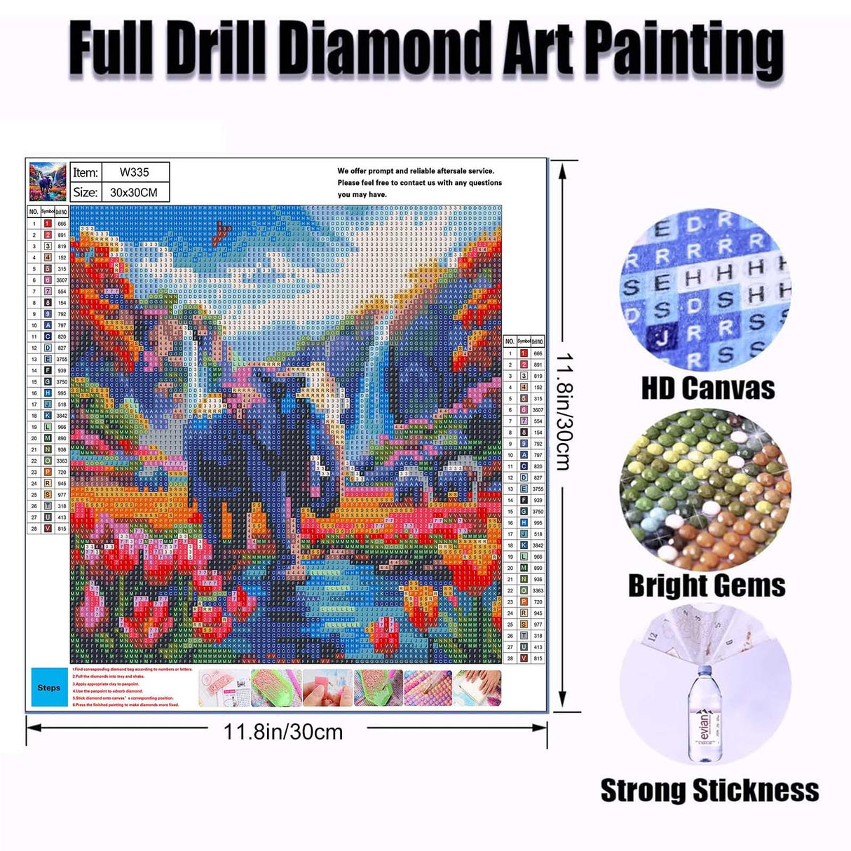 OFRKE Diamond Painting Kits for Adults Beginners 5D Diamond Art Kits with Round Diamonds Gem Art Full Drill Elephant Painting for Home Wall Decor Gifts 12x16inch OFRKE