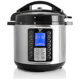 Moss & Stone Electric Pressure Cooker with Large LCD Display, Multi-Use 6 Quart Electric Pot, 14 in 1 Slow Cooker, Rice Cooker, Steamer Maker, Sauté, Yogurt Maker, Egg Cooker, Warmer & More Moss & Stone