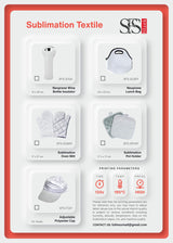 Blank Oven Mitts Sublimation Set 2 Pieces (Both are Right-Handed Glove) Heat Thermal Transfer Polyester Logo Image Printing SFS BLANK