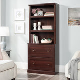 Sauder Miscellaneous Storage Library, in a Select Cherry Finish Sauder