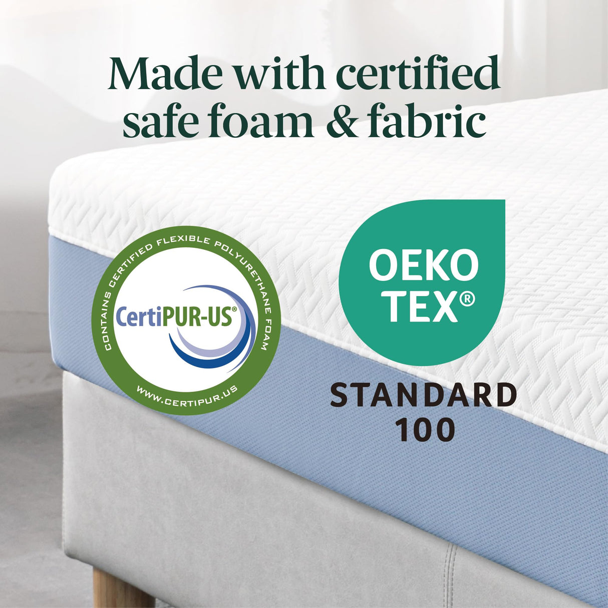 ZINUS 8 Inch Cooling Essential Memory Foam Mattress [New Version], Twin, Fiberglass Free, Medium Feel, Cooling Airflow Memory Foam, Certified Safe Foams & Fabric, Mattress in A Box Zinus