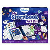 Skillmatics Storybook Art Kit & Dot It Space Theme Bundle, Gifts for Girls & Boys Ages 5, 6, 7, 8, 9, 10 Skillmatics