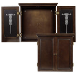 American Legend Traditional Dartboard Cabinet, brown American Legend