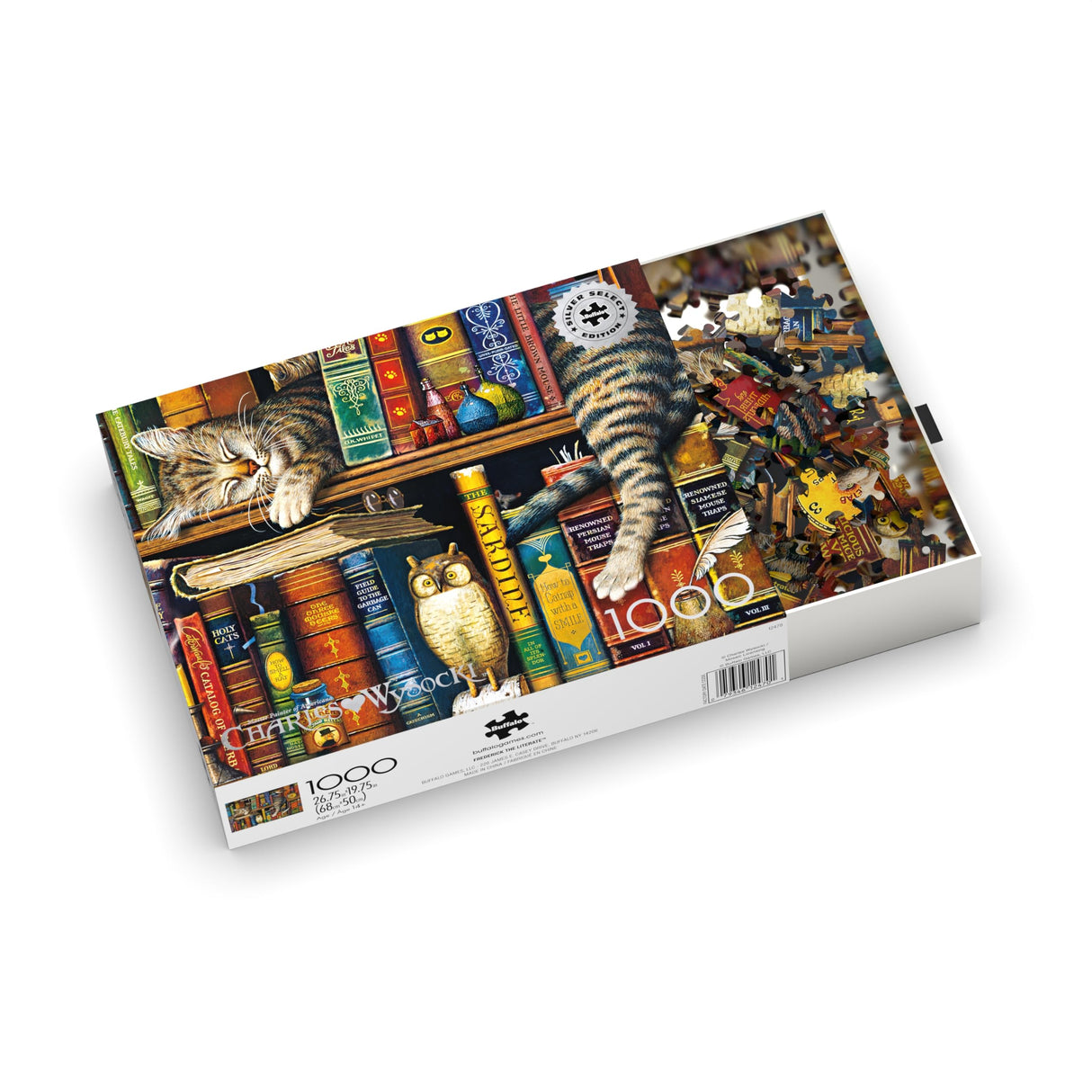 Buffalo Games - Charles Wysocki - Frederick The Literate - 1000 Piece Jigsaw Puzzle for Adults -Challenging Puzzle Perfect for Game Nights - Finished Size is 26.75 x 19.75 Buffalo Games