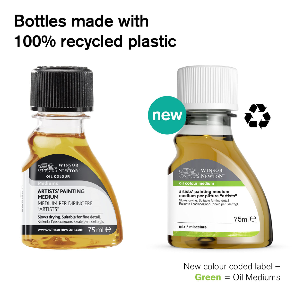 Winsor & Newton Sansodor Low Odor Solvent, 75ml (2.5oz) Bottle Winsor & Newton