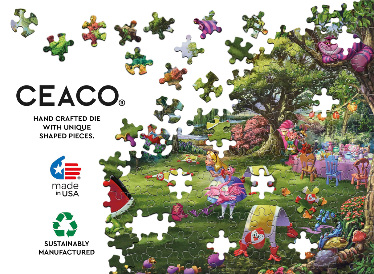 Ceaco - Thomas Kinkade - Disney - Queen of Hearts - 1000 Piece Jigsaw Puzzle Ceaco