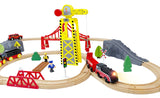 Battery Operated Train for Wooden Track, Motorized Train for Toddlers 3+ Years Old, 3Pcs Train Toy Set Electric Train Compatible with Thomas, Brio, Chuggington, Melissa and Doug Z MAYABBO