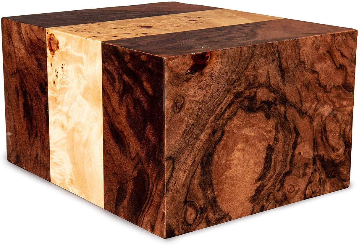 Chateau Urns - Chateau Collection - Large Adult Male or Female Cremation Urn - Wooden Urn Memorial Box for Ashes - Large (up to 250 lbs) - Labarde-Cremation Urn for Ashes-Memorial-Funeral Cremation Chateau Urns