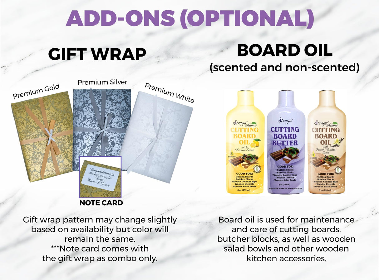 Straga Personalized Cutting Boards | Handmade Wood Engraved Charcuterie | Custom Housewarming, Home Purchase Gift for Homeowners, Real Estate Agents Straga