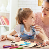 Yoande 18 Pcs Sublimation Cutting Board Mini Sublimation Wooden Plaques with Handle Blanks Wood Chopping Board for Heat Press Printing Kitchen Door DIY Crafts Decoration(9.4 x 3.5 Inch) Yoande