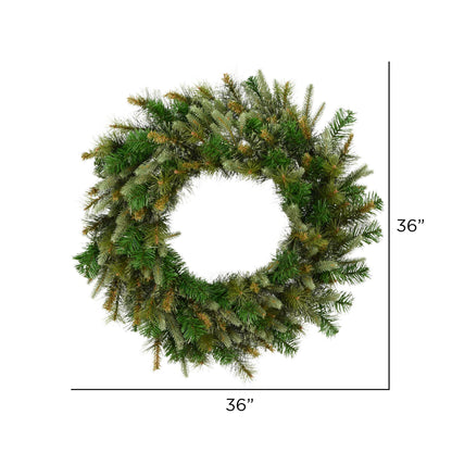 Vickerman 36" Unlit Cashmere Wreath