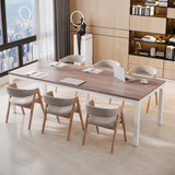 Tribesigns 6.5 FT Conference Room Table, 78.74" W x 27.56" D Large Office Conference Table, Modern Seminar Meeting Table Desk for Boardroom, Meeting Room (1, Oak) Tribesigns