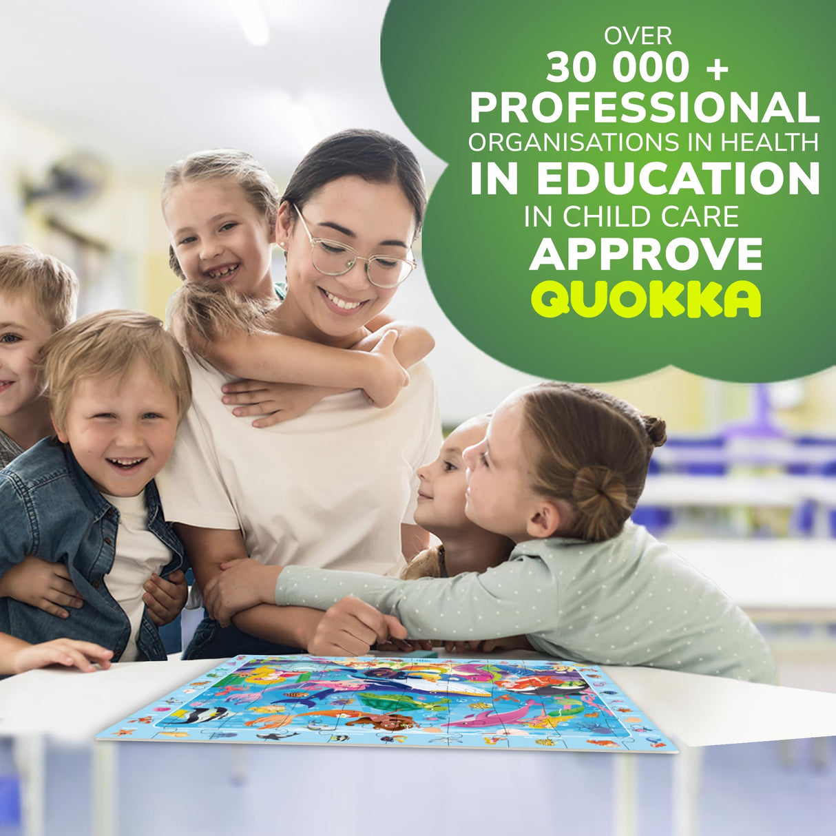 QUOKKA Princess Puzzles for Kids Ages 4-6 - Toddler Puzzles Ages 3-5 - 4-Pack 60 Piece Search and Find Jigsaw Puzzle 6-8 - Unicorn Mermaid Fairy Puzzle for Girls - Learning Educational Toy for 5 Year QUOKKA