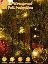 BrightChristmas 1000 LED 328 FT Christmas Lights, Waterproof Outdoor String Lights with Remote and Timer, Christmas Tree Lights with 8 Modes Dimmable, Fairy Lights for Holiday Decor (Warm White) BrightChristmas