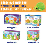 MindWare Crystal Growing Kits: Hedgehogs Bright Colors Set of 2 – Cute DIY Crystal Growing Kits for Kids & Teens – Funky mini Science Experiment in an 9pc kit – Crystals Grow in 24 Hours MindWare
