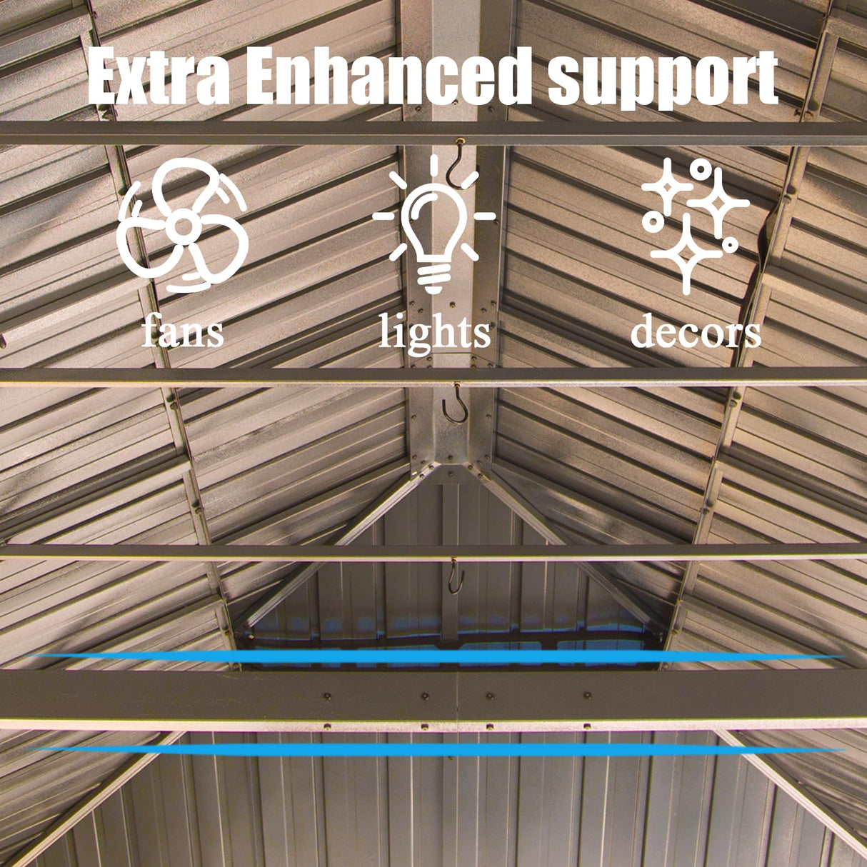 Domi 14'x24' Hardtop Gazebo Canopy,Outdoor Aluminum Gazebo with Galvanized Steel Double Roof,Large Permanent Gazebo Pavilion for Patio Deck Backyard,Curtain and Netting, Dark Brown domi outdoor living