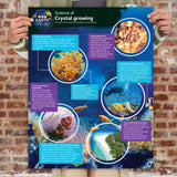 BBC Earth Grow & Discover Crystal Aquarium, Grow Colorful Cave-Like Crystal Formations Inside Reusable Tank, Magic Rocks, STEM Toys, Unique Crystal Growing kit, Science Experiments for Kids 6-8 Horizon Group USA