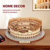 CubicFun 3D Puzzles for Adults Kids New Version Italy Rome Colosseum Jigsaw Puzzle DIY Building Model Kit Easter Gift for Boys Girls Age 10+, 163 Pieces Puzzles for Kids Ages 8-10 Easter Gifts CubicFun