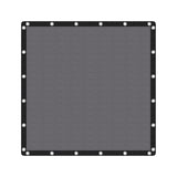 VICLLAX Shade Fabric Sun Shade Cloth Privacy Screen with Grommets for Patio Garden Pergola Cover Canopy 10x10 FT, Grey VICLLAX