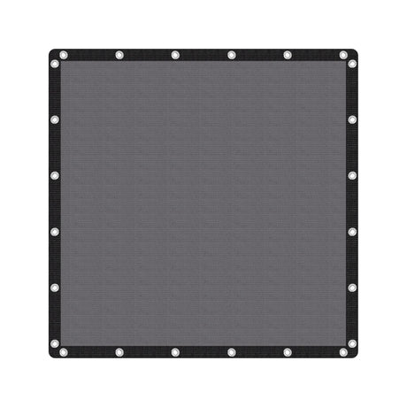 VICLLAX Shade Fabric Sun Shade Cloth Privacy Screen with Grommets for Patio Garden Pergola Cover Canopy 10x10 FT, Grey VICLLAX