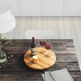 Lipper International Acacia Wood 18-Inch Lazy Susan Kitchen Turntable Lipper International