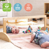 ECR4Kids Toddler Single-Sided Bi-Directional Mirror, Kids Furniture, Natural ECR4Kids