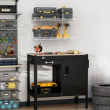 Ultrawall Wall Mounted Storage Shelf for Garage, 2 Pack Metal Shelf Rack, Heavy-Duty Wall Organizer Shelves Suitable for Shop, Shed, Garage 23.5inch x 12inch(White) Ultrawall