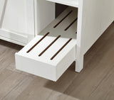 FOREST GRAVITY Cat Litter Robot Enclosure,for Placing Litter Robot 3/4,Power Outlet and Dog-Proof Shelf for Litter Robot Cabinet,Litter Collector for Automatic Litter Box Enclosure,Antique White FOREST GRAVITY