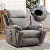 Phoenix Home Power Lift Chair with Massage and Heat for Elderly Recliner, Green Grey Phoenix Home
