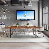 Tribesigns 6FT Conference Table, 70.8" W x 35.4" D Rectangle Meeting Seminar Table, Modern Training Table Boardroom Desk for Conference Room Tribesigns