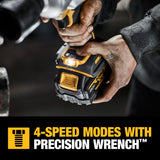 DEWALT 20V MAX XR 1/2 Inch Cordless Impact Wrench Kit with Hog Ring Anvil, Battery and Charger Included (DCF961GP1) DEWALT