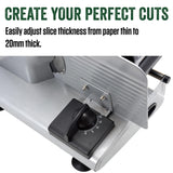 LEM Products 7 ½ Inch Electric Meat Slicer Machine with a Stainless Steel Serrated Blade LEM