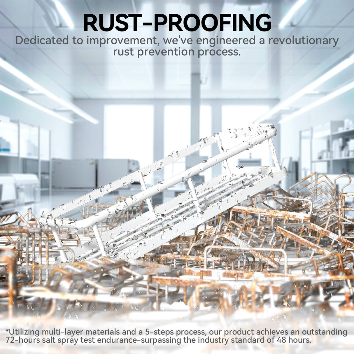 YASONIC Shower Caddy, 6 Pack Large Capacity shower organizer with Soap Holder and 12 Hooks, Rustproof Shower Shelves for Inside Shower, No Drilling&Sleek Bathroom Organizers and Storage White YASONIC