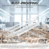 YASONIC Shower Caddy, 6 Pack Large Capacity shower organizer with Soap Holder and 12 Hooks, Rustproof Shower Shelves for Inside Shower, No Drilling&Sleek Bathroom Organizers and Storage White YASONIC