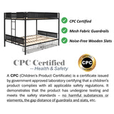 PVWIIK Queen Over Queen Metal Bunk Bed with Storage Drawers for Dorm,Bedroom,Guest Room,Heavy Duty Bunk Bed w/Ladder & Full Length Guardrail for Kids,No Box Spring Needed, Black PVWIIK