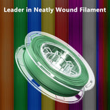 AOSEED 3D Printer Filament Set, 1.75mm (± 0.03 mm) PLA Filament, Purple/Green/Blue/Yellow/White/Iridescent/Red/Orange 3D Printing Filament Bundle for Most of 3D Printer, 200g/0.44lbs x 8 Spools Pack AOSEED