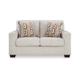 Signature Design by Ashley Aviemore Coastal Loveseat with 2 Accent Pillows, Beige Signature Design by Ashley