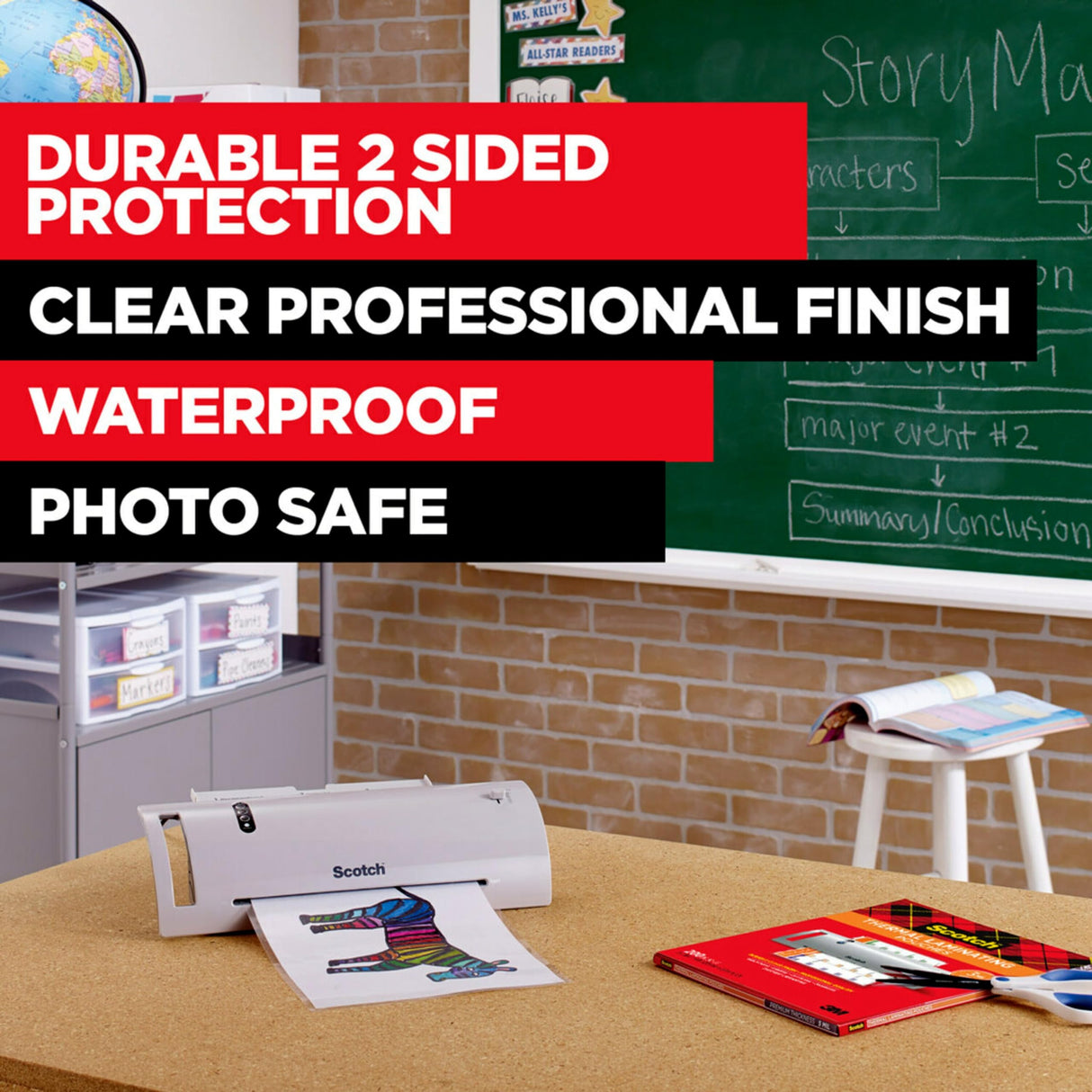 Scotch Thermal Laminating Pouches Premium Quality, 5 Mil Thick for Extra Protection, 20 Pack Business Card Size Laminating Sheets, Our Most Durable Lamination Pouch, 2.3 x 3.7 inches (TP5851-20) Scotch