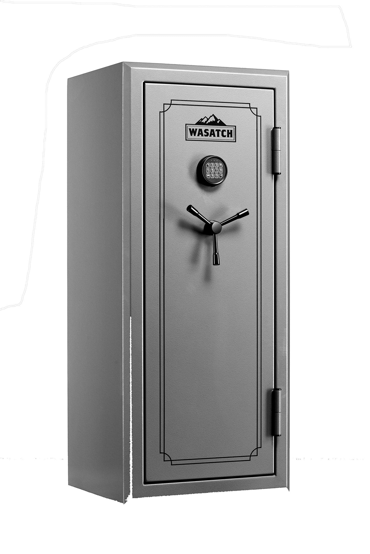 Wasatch 24-Gun Fireproof and Waterproof Safe with Electronic Lock, Gray (24EGW) - WoodArtSupply